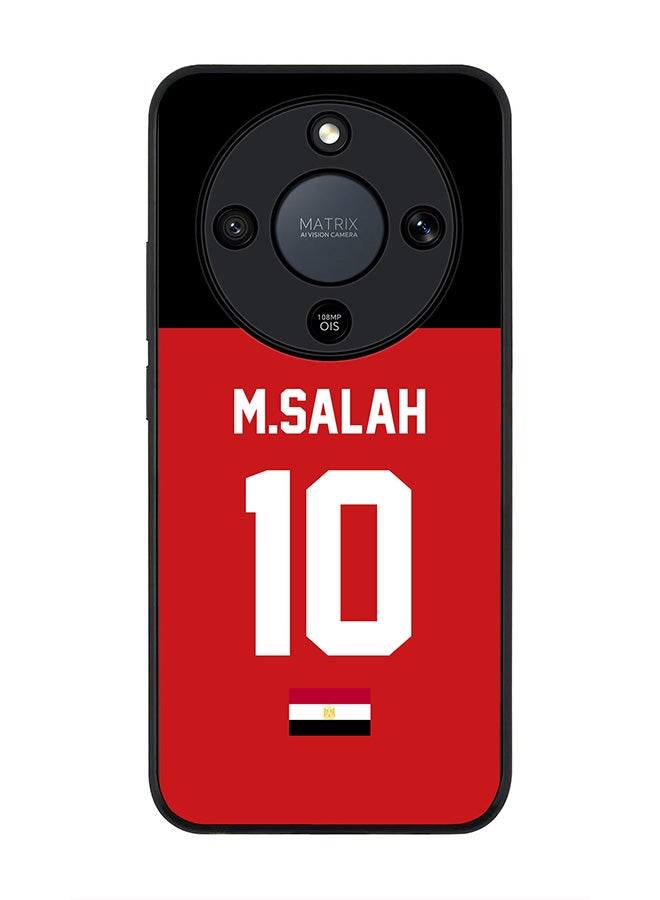 Stylizedd غطاء لهاتف Honor X9d / Magic8 Lite / X70، حماية كاميرا نحيفة، غطاء هاتف مضاد للصدمات - كرة القدم - مصر، م. صلاح - Image 1